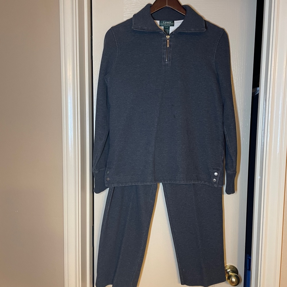 Lauren Ralph Lauren Grey Jogging Suit PP & PS